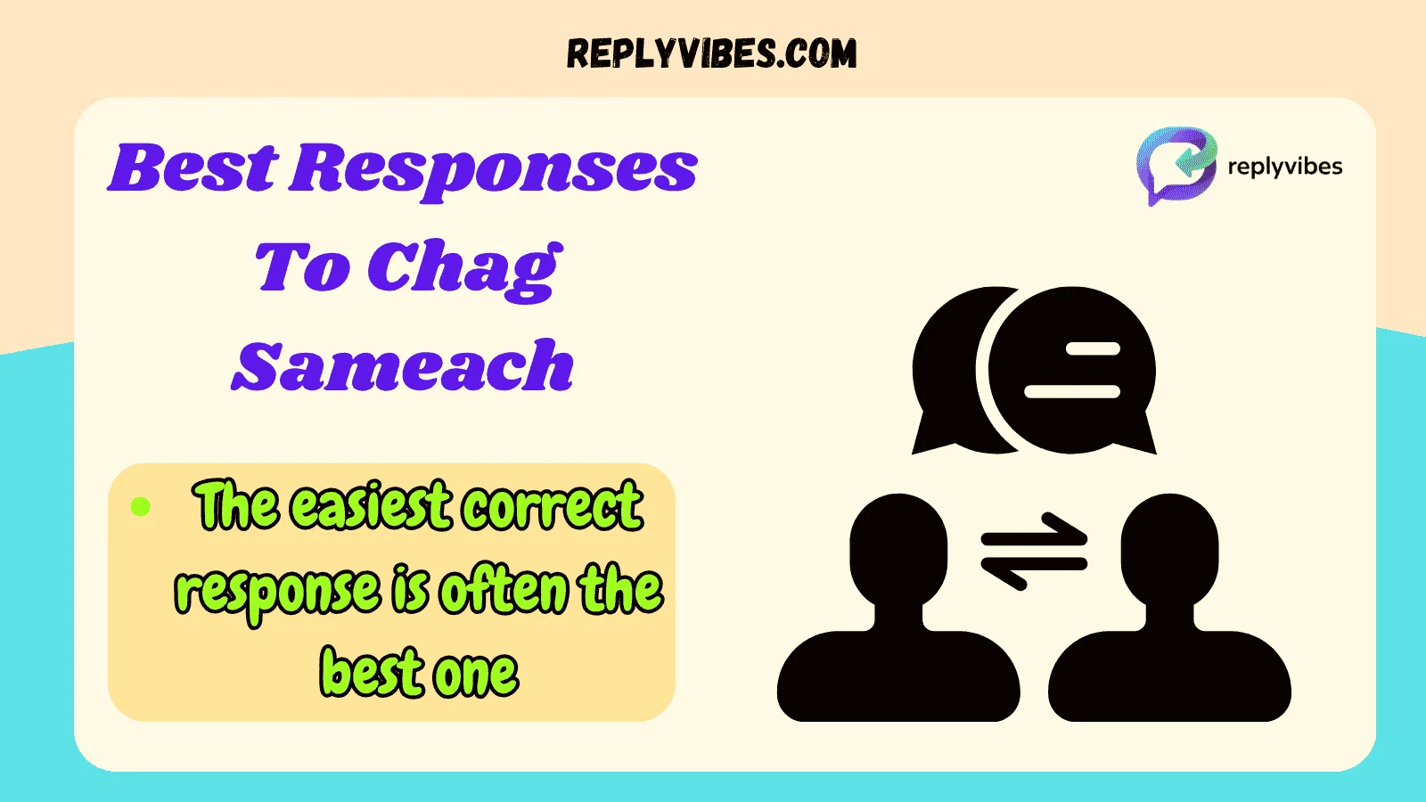 Best Responses To Chag Sameach
