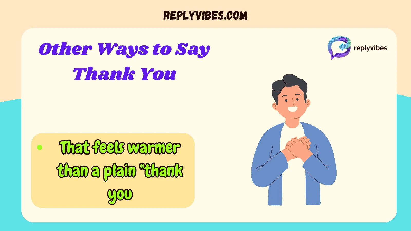 Other Ways to Say Thank You
