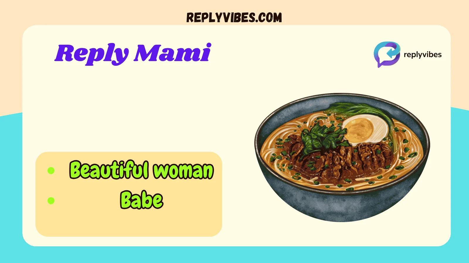 Reply Mami