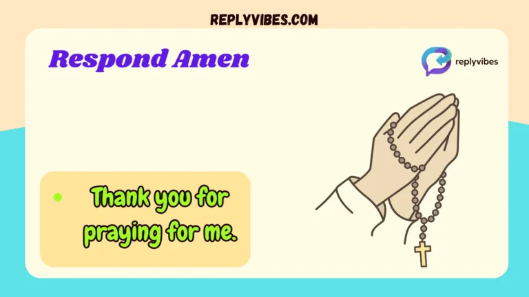 Respond Amen