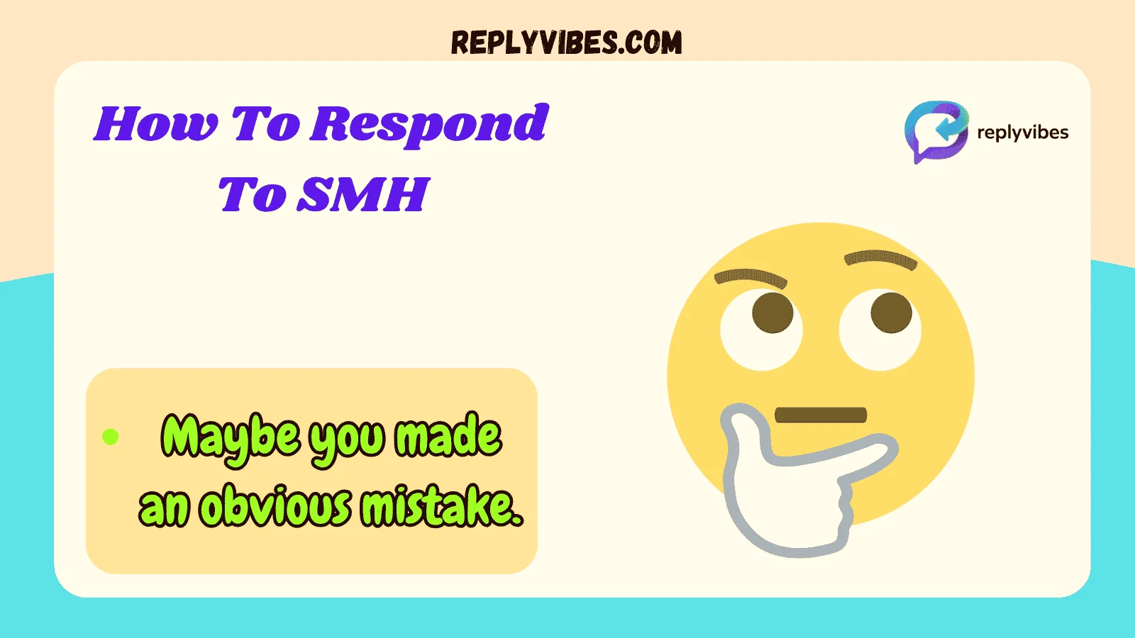 How To Respond To SMH